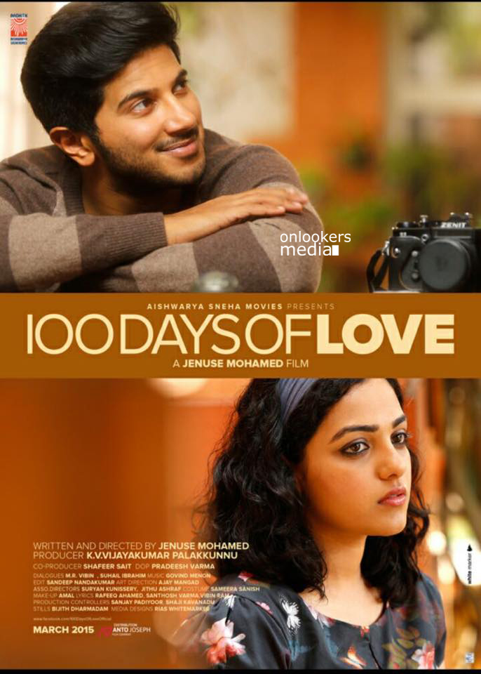 100 Days Of Love (2015) - Malayalam - Dvdrip - X264 - Ac3 - Ch3