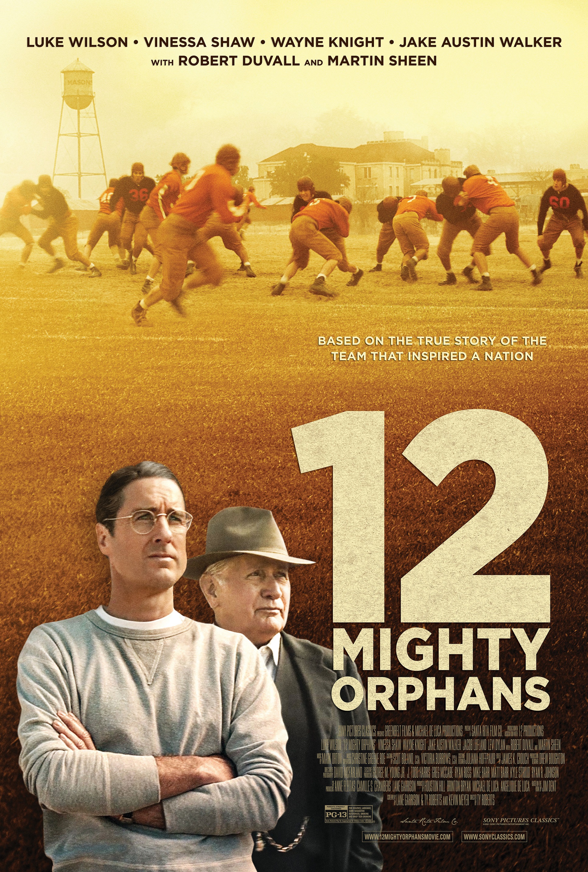 12 Mighty Orphans 2021 720P Bluray 800Mb X264-Galaxyrg