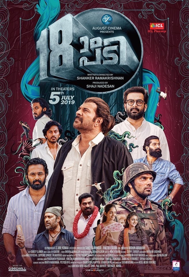 18Am Padi (2019) Malayalam Proper 720P Hdrip X264 Dd5 1 Esub - Movcr