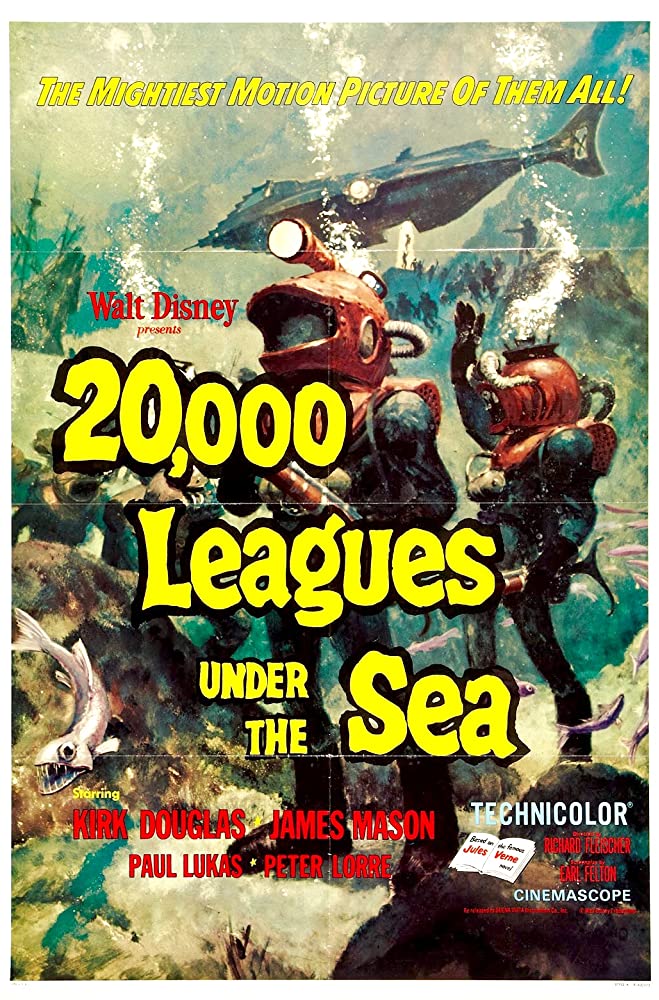 20,000 Leagues Under The Sea (1954) 720P Bluray X264 Esub [Dual Audio][Hindi 2 0 English 5 1] -Mkvc