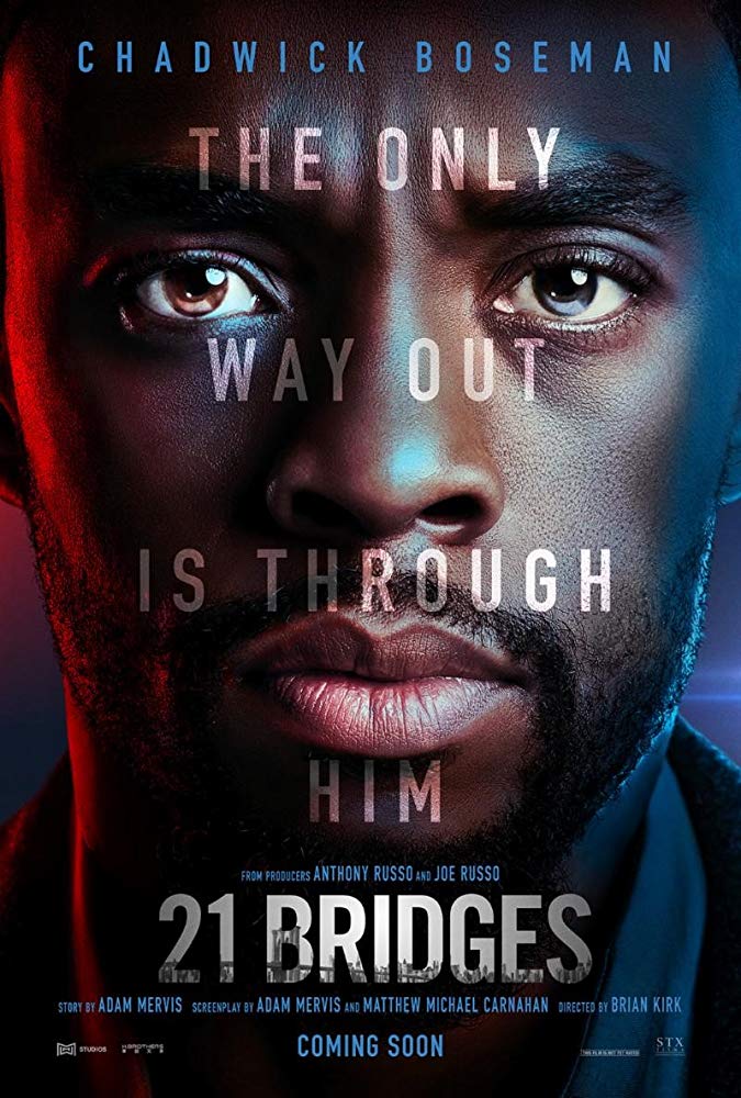 21 Bridges 2019 1080P Bluray X264 Dd5 1 Esub-Galaxyrg