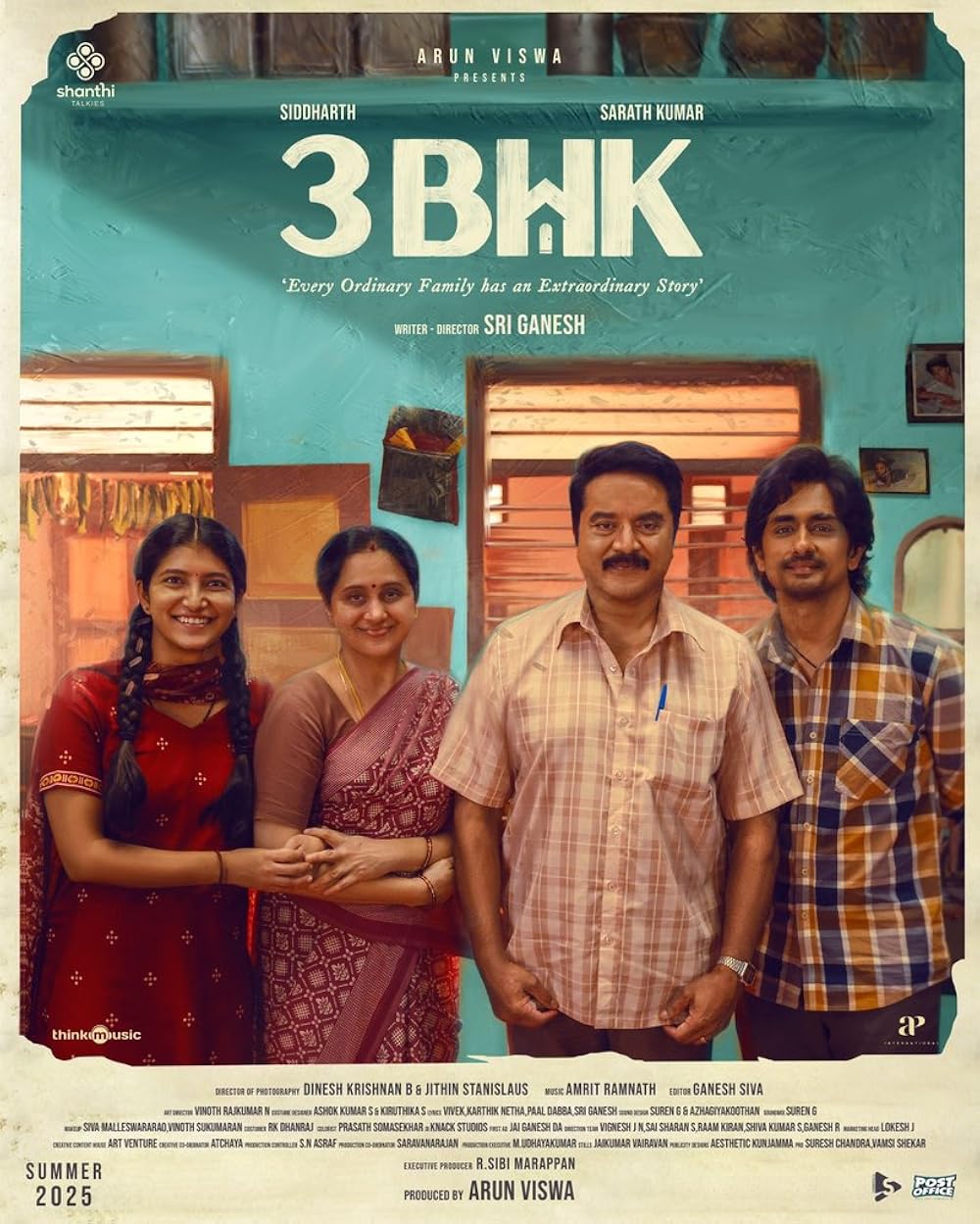 3Bhk (2025) Uncut 1080P Ds4K Webrip X265 Hevc Esub [Dual Audio][Hindi 5 1 Tamil 5 1] -Dmv