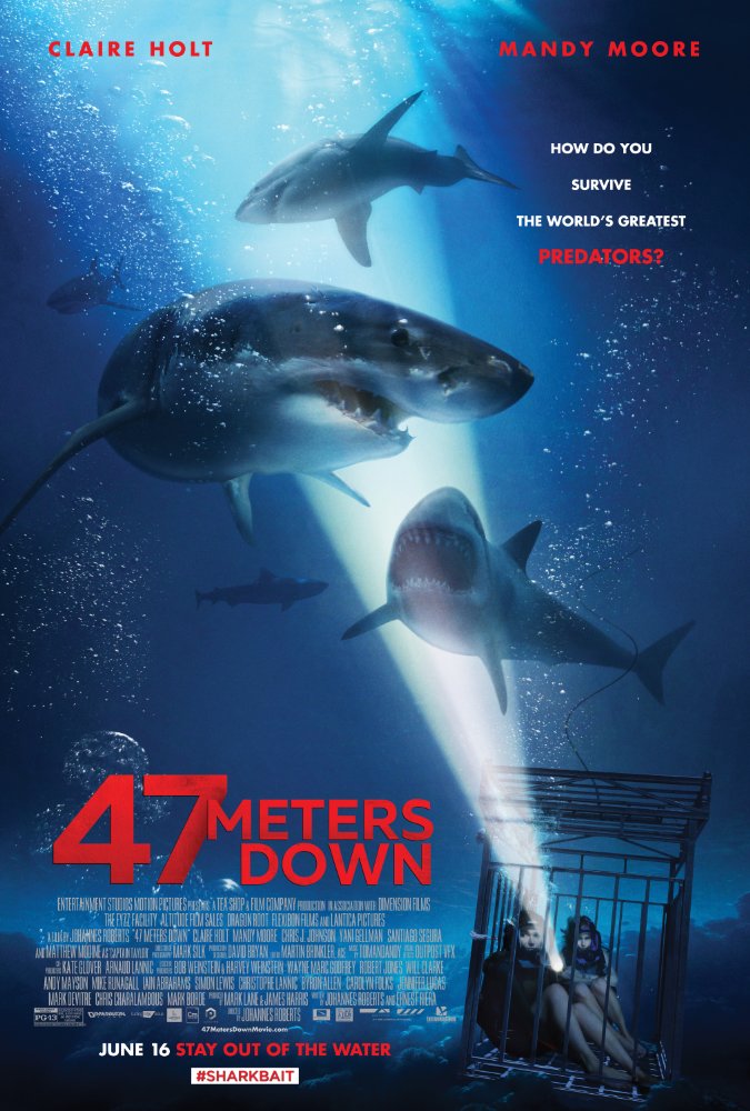 47 Meters Down (2017) Extended 1080P Bluray X265 Hevc Esub [Dual Audio][Hindi 2 0 English 5 1] -Mkvc