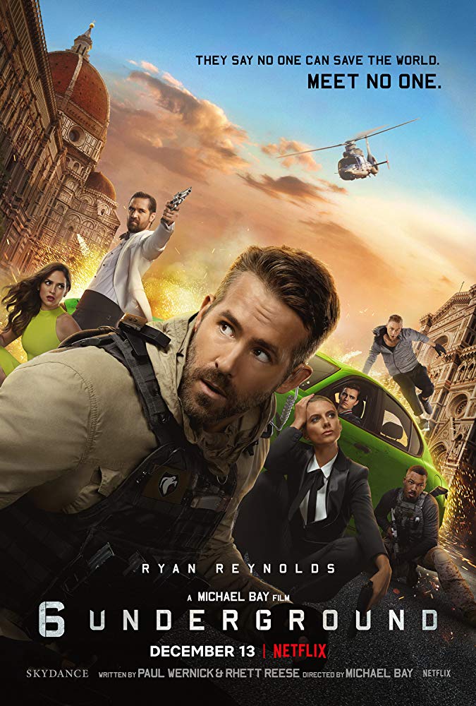 6 Underground (2019) 1080P Nf-Web X265 Hevc 10Bit Ac3 5 1 Msubs-Sampa
