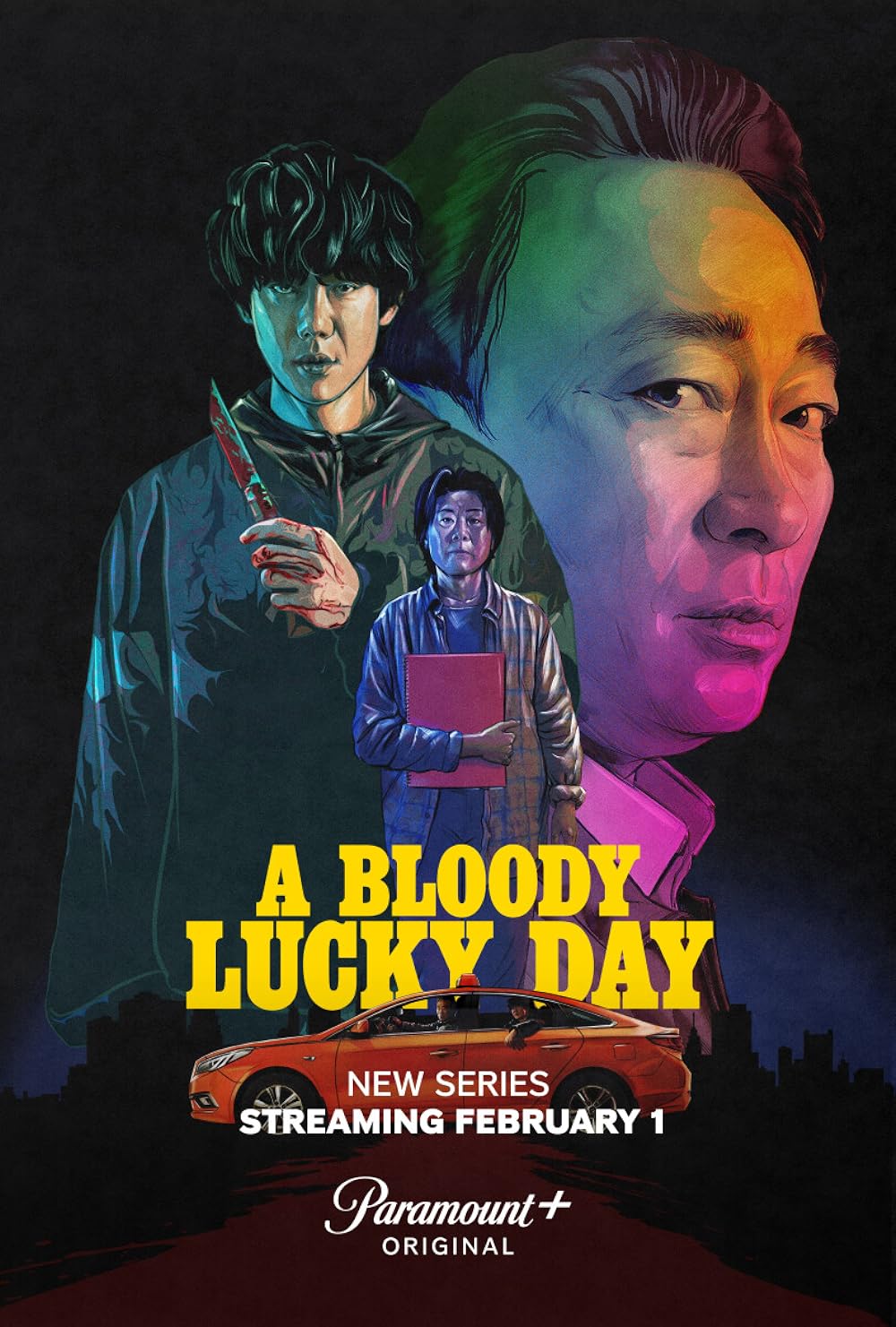 A Bloody Lucky Day S01E01 720P Webrip X265 Hevc Esub [Dual Audio][Korean 5 1 English 5 1] -Msmod