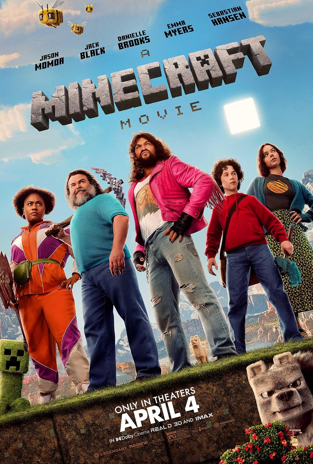 A Minecraft Movie (2025) 1080P Bluray X265 Hevc Esub [Dual Audio][Hindi 5 1 English 5 1] -Mkvc