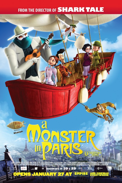 A Monster In Paris( 2011) Brrip 720P X264 [Dual Audio][English Hindi]