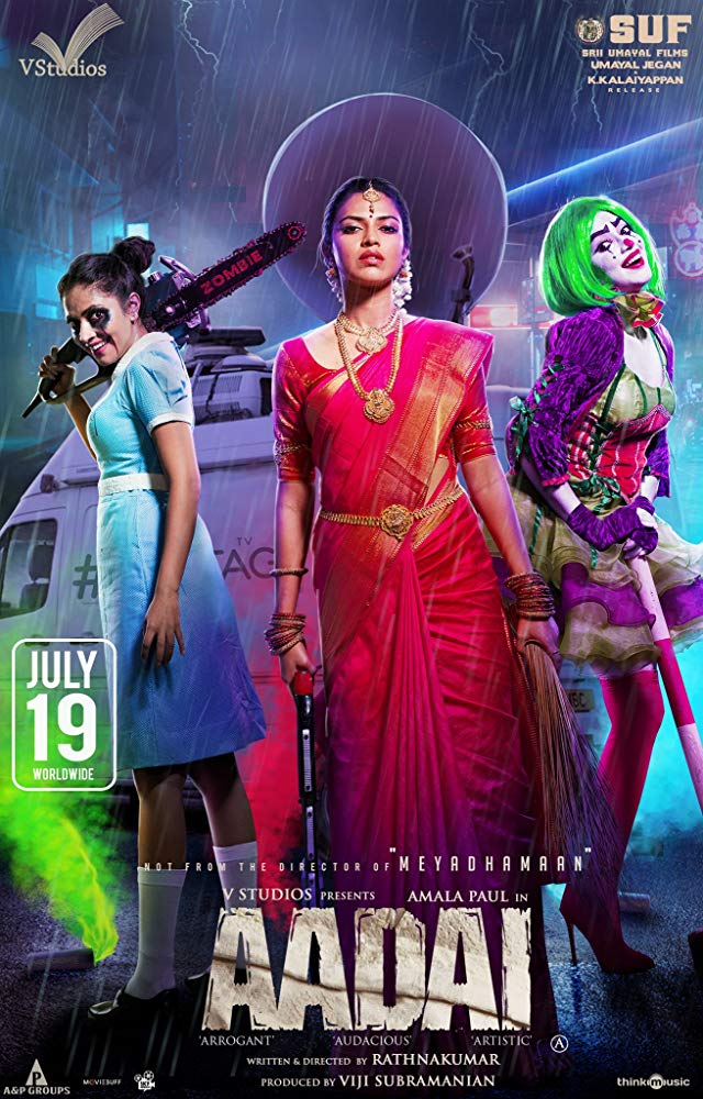 Aadai (2019) Tamil Proper 720P Hdrip X264 Dd5 1 Esub - Movcr