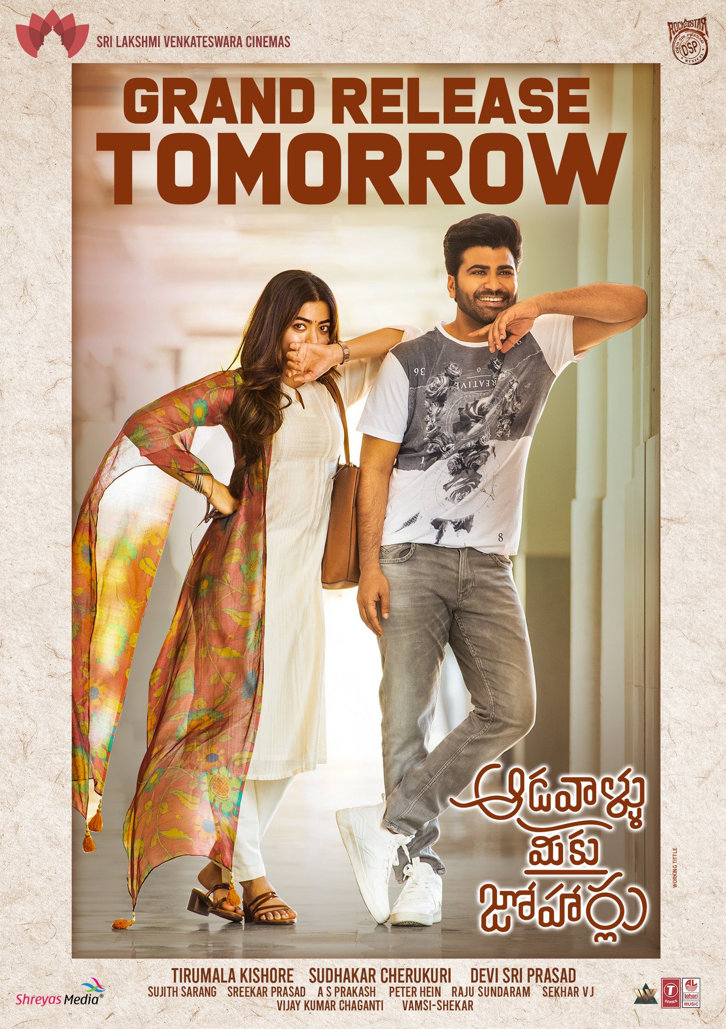 Aadavallu Meeku Johaarlu (2022) Uncut 720P Webrip X264 Esub [Dual Audio][Hindi 2 0 Telugu 2 0] -Dmv
