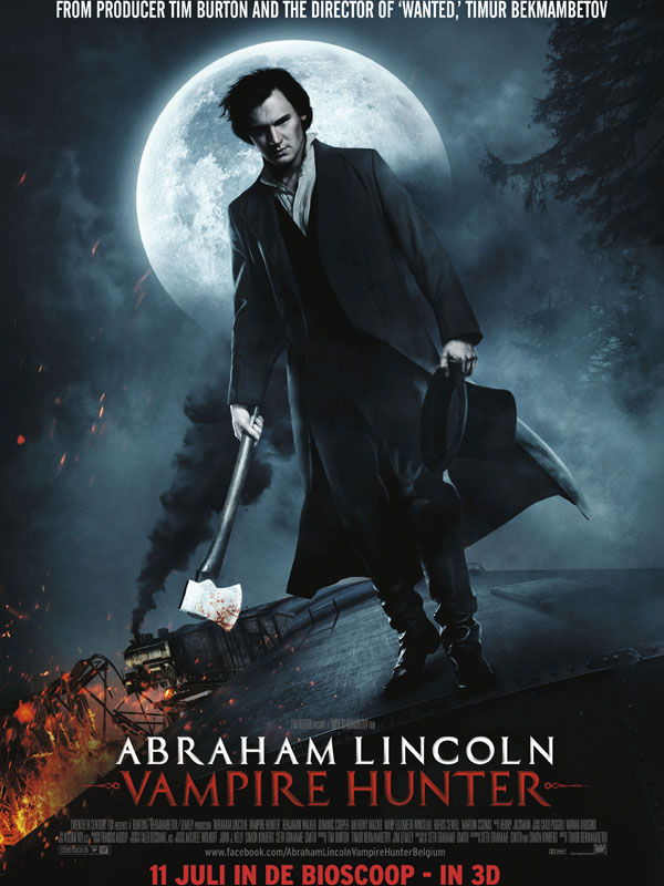 Abraham Lincoln-Vampire Hunter (2012) 720P Bluray X264 Esub [Dual Audio][Hindi 5 1 English 5 1] - Mkvc