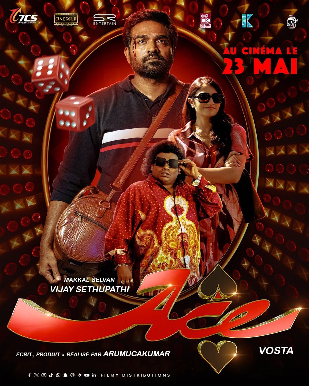 Ace (2025) Uncut 1080P Ds4K Webrip X265 Hevc Esub [Dual Audio][Hindi 5 1 Tamil 5 1] -Dmv