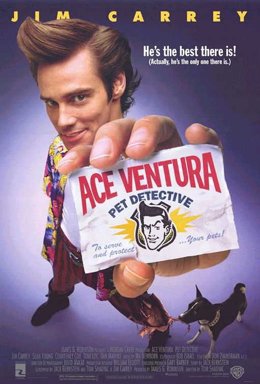 Ace Ventura Pet Detective (1994) 720P Bluray X264 Esub [Dual Audio][Hindi 2 0 English 5 1] -Mkvc