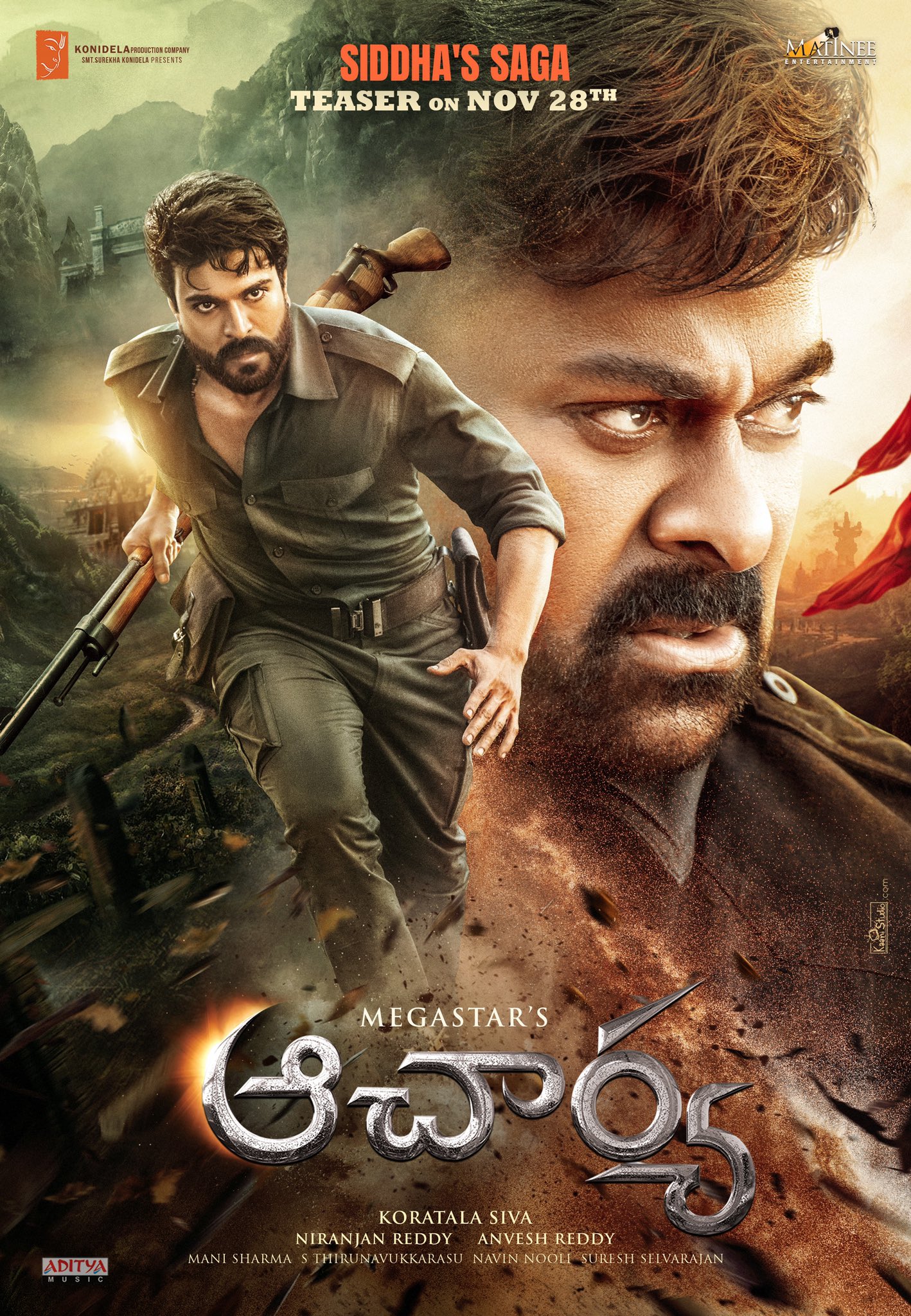 Acharya (2022) Telugu 720P Webrip X264 Dd5 1 Esub -1Tmv