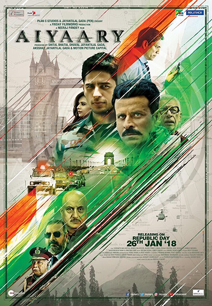 Aiyaary (2018) Hindi 1080P Nf Webrip X264 Dd5 1 Esub - Mkvcinemas