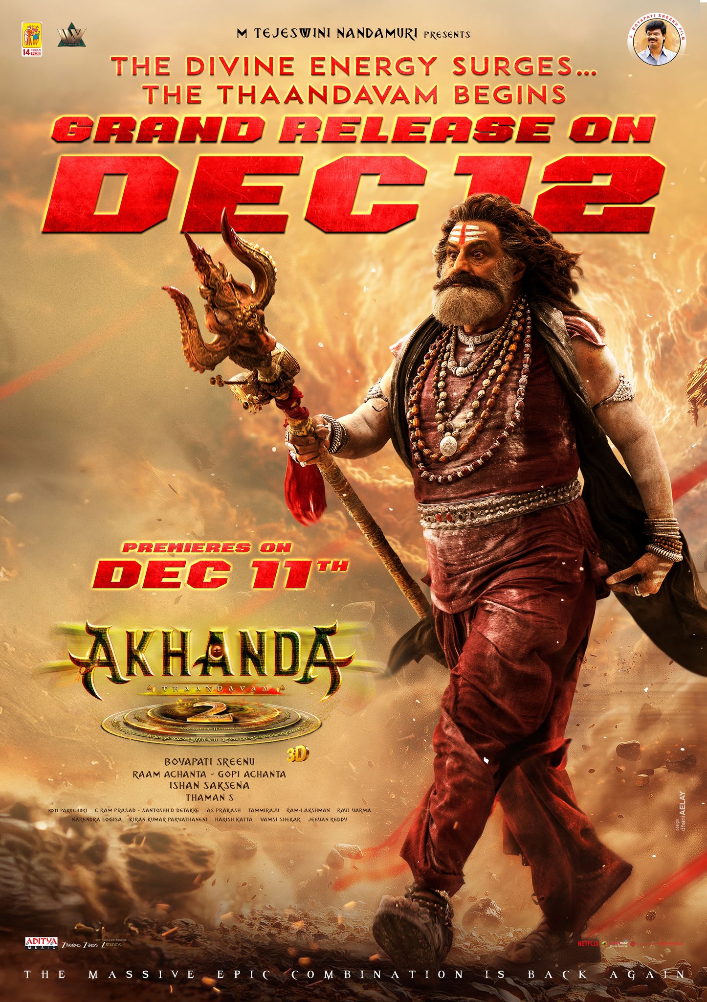 Akhanda 2 (2025) Uncut 1080P Webrip X265 Hevc Esub [Dual Audio][Hindi 5 1 Telugu 5 1] -Hdhub