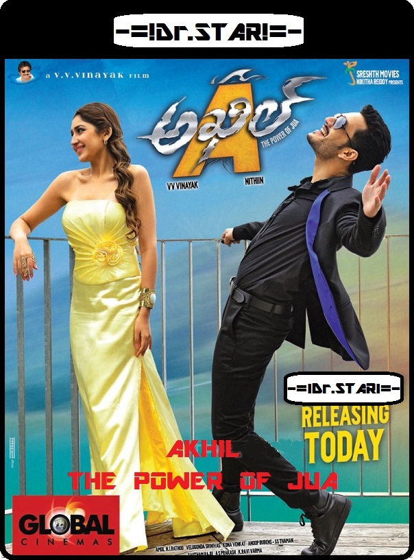Akhil (2015) Uncut 720P Webrip X264 Esub [Dual Audio][Hindi 2 0 Telugu 2 0] -Dmv