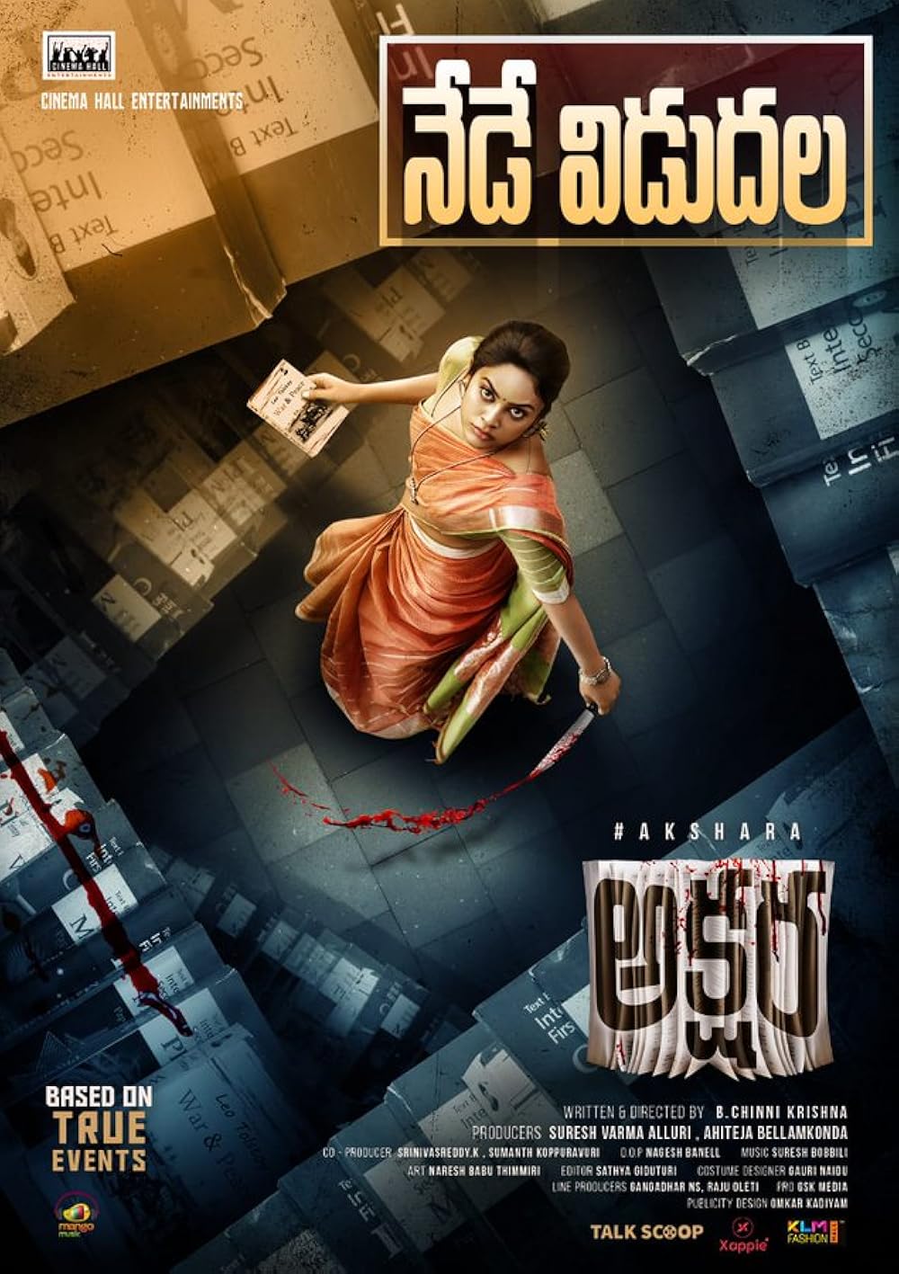 Akshara (2021) Uncut 720P Webrip X264 Esub [Dual Audio][Hindi 2 0 Telugu 2 0] -Mkvc