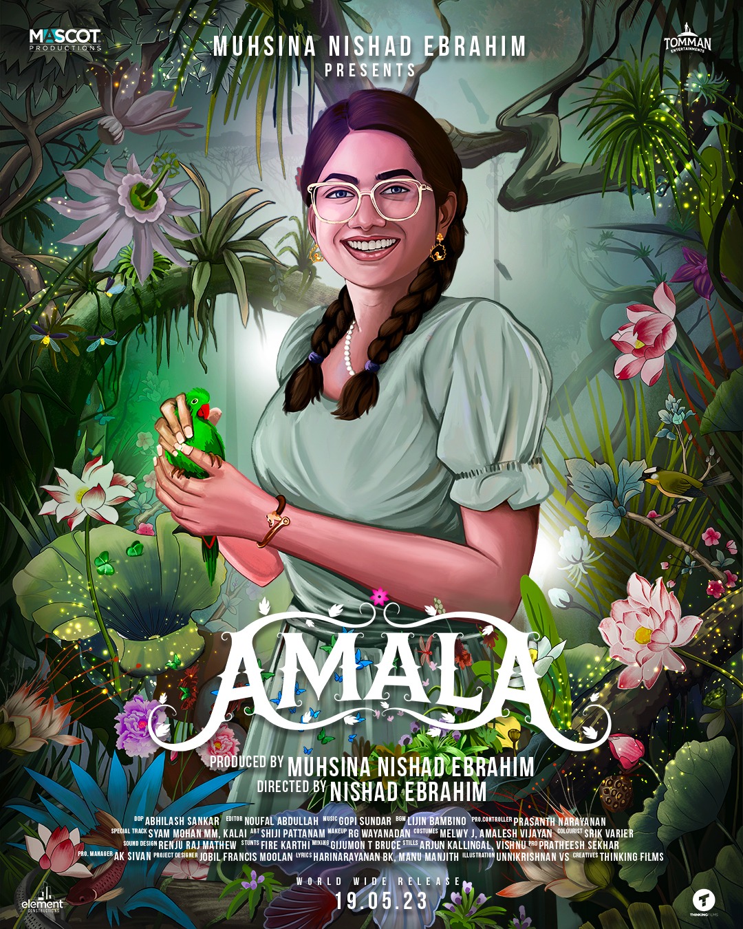 Amala (2021) Uncut 720P Webrip X264 Esub [Dual Audio][Hindi 2 0 Malayalam 5 1] -Mkvc