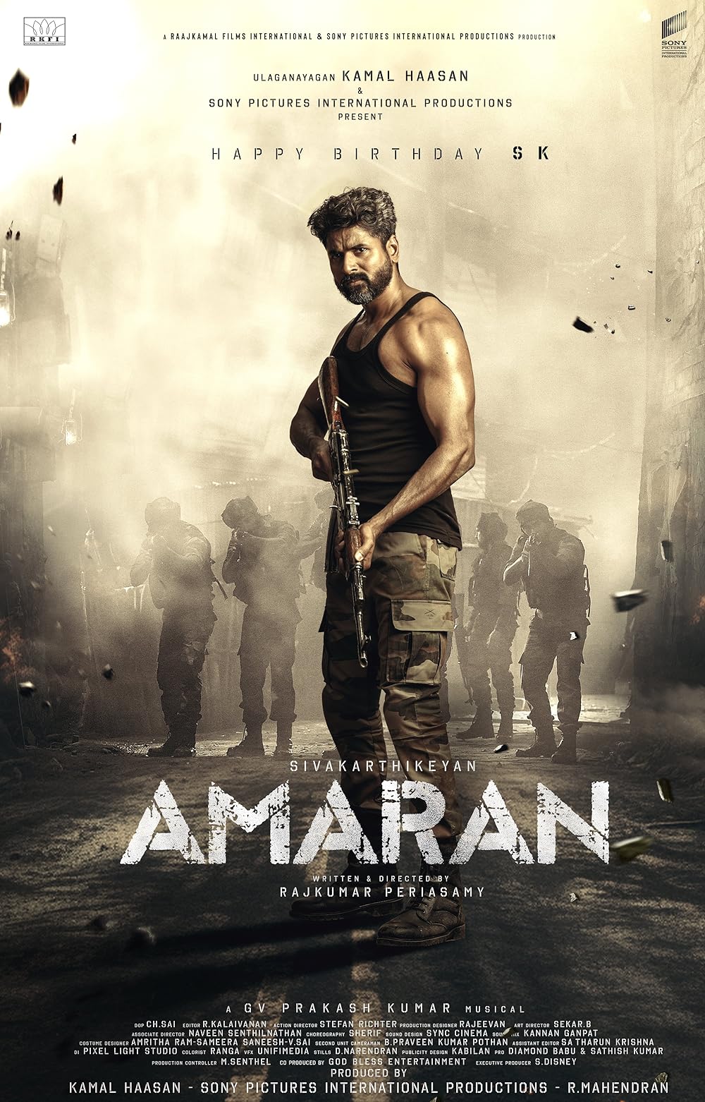 Amaran (2024) Uncut 1080P Webrip X264 Esub [Dual Audio][Hindi 5 1 Tamil 5 1] -Mkvc