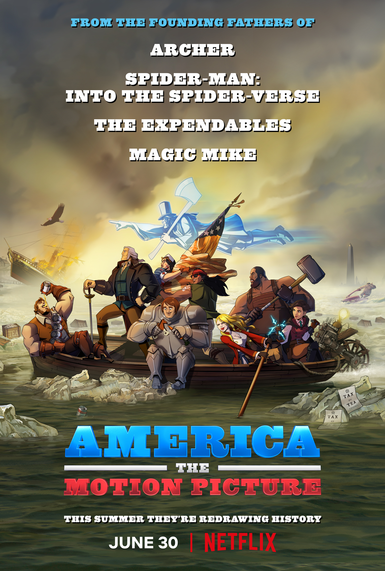 America The Motion Picture (2021) 720P Nf-Web X265 Hevc Esub [Dual Audio][English 5 1 Hindi 5 1] -Mkva
