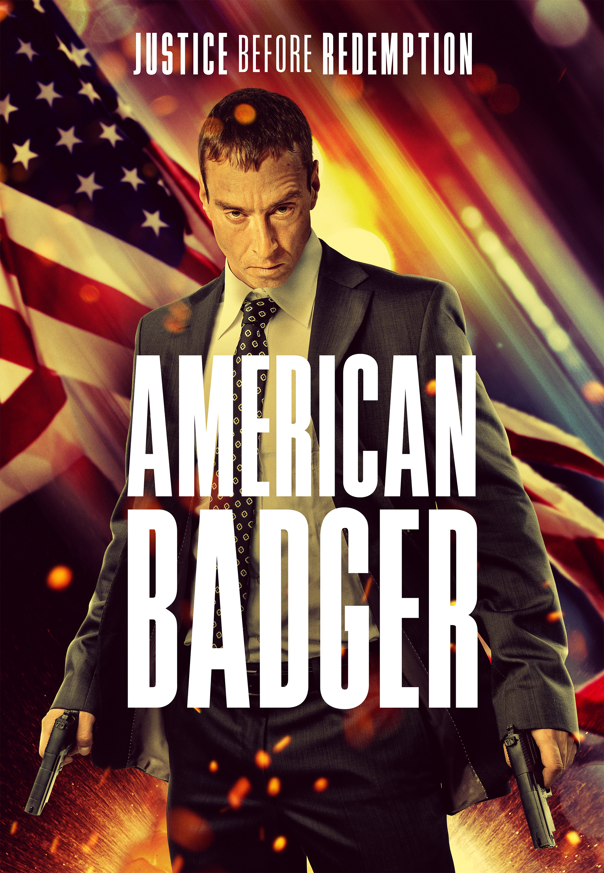 American Badger (2021) 720P Bluray X264 Esub [Dual Audio][Hindi 2 0 English 5 1] -Mkvc