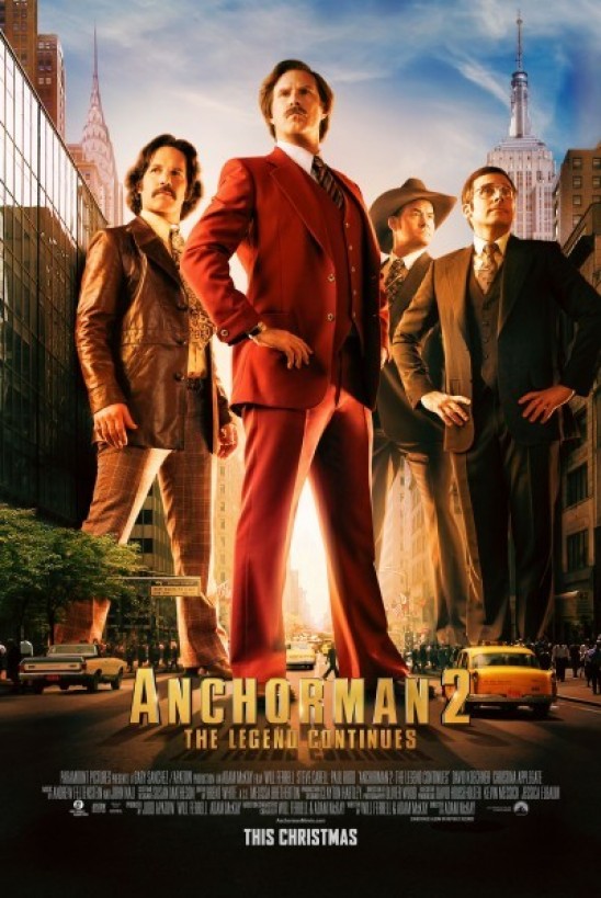 Anchorman 2 The Legend Continues (2013) Extended 720P Bluray X264 Esub [Dual Audio][Hindi 5 1 English 5 1] -Msmod