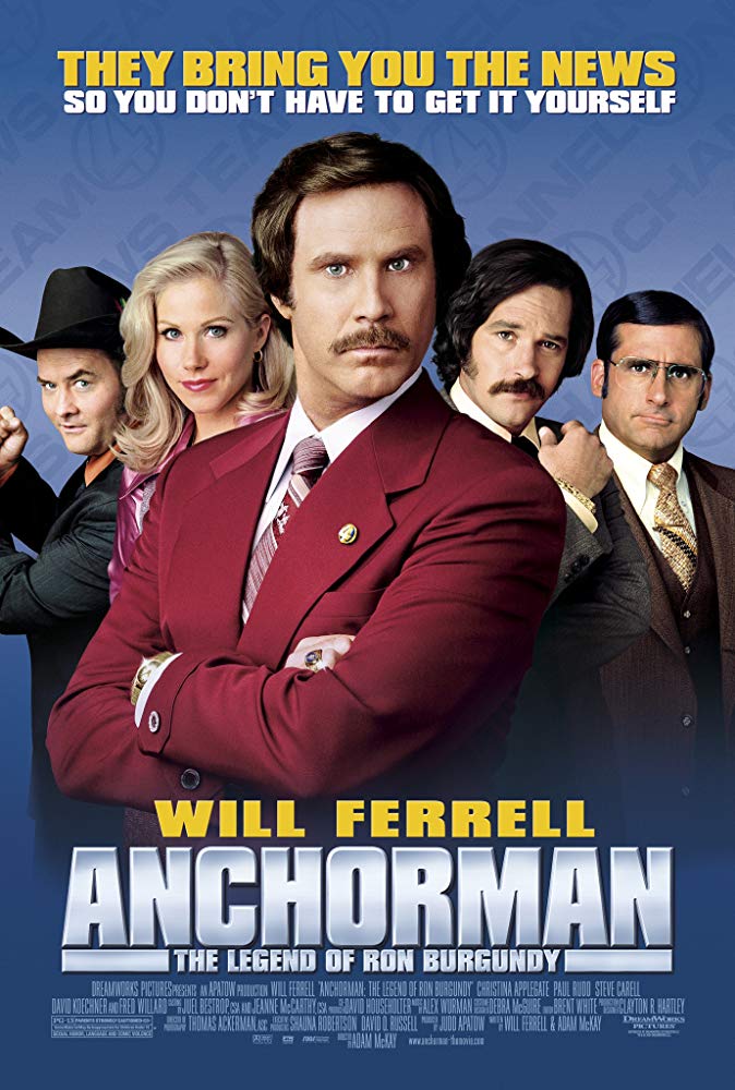 Anchorman The Legend Of Ron Burgundy (2004) Extended 1080P Bluray X265 Hevc Esub [Dual Audio][Hindi 5 1 English 5 1] -Msmod