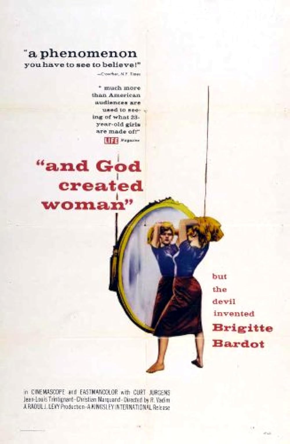 And God Created Woman (1956) 1080P Bluray X265 Hevc Esub [Dual Audio][Hindi 2 0 French 2 0] -Mkvc