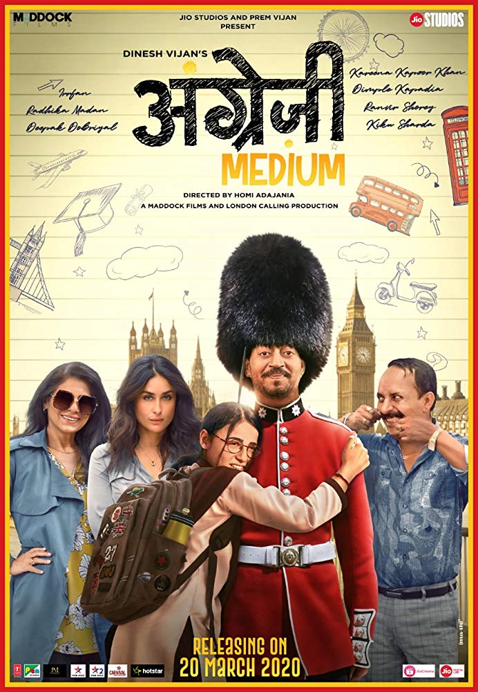 Angrezi Medium (2020) Hindi 1080P Webrip X264 Aac 2 0 Esub - Mkvcinemas