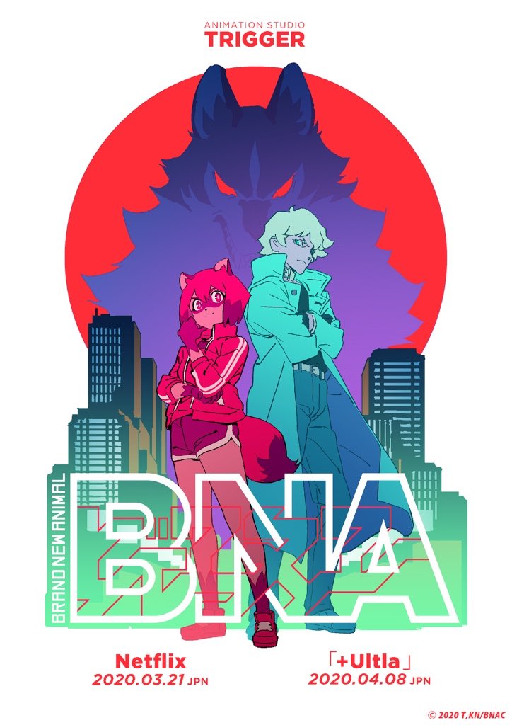 [Anime Time] Bna-Brand New Animal - 01 [Dual Audio][1080P Webrip X265 Hevc 10Bit Msubs]