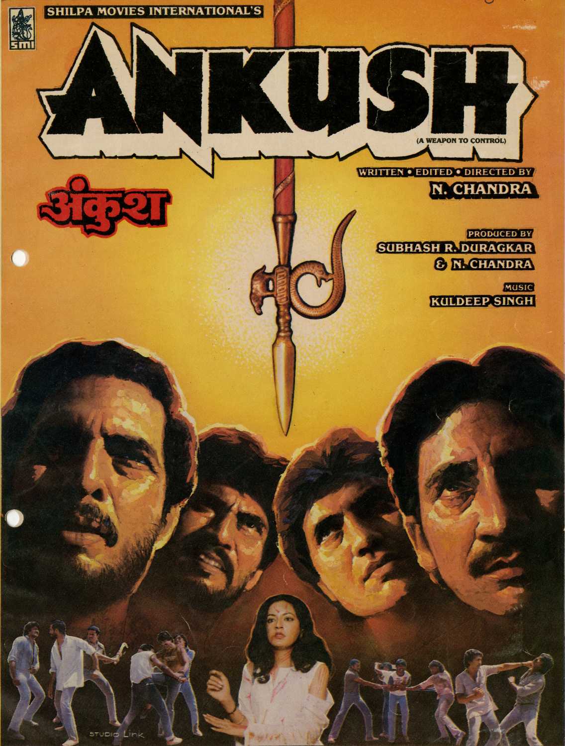 Ankush (1986) Hindi 720P Webrip X264 Aac - Mkvcinemas