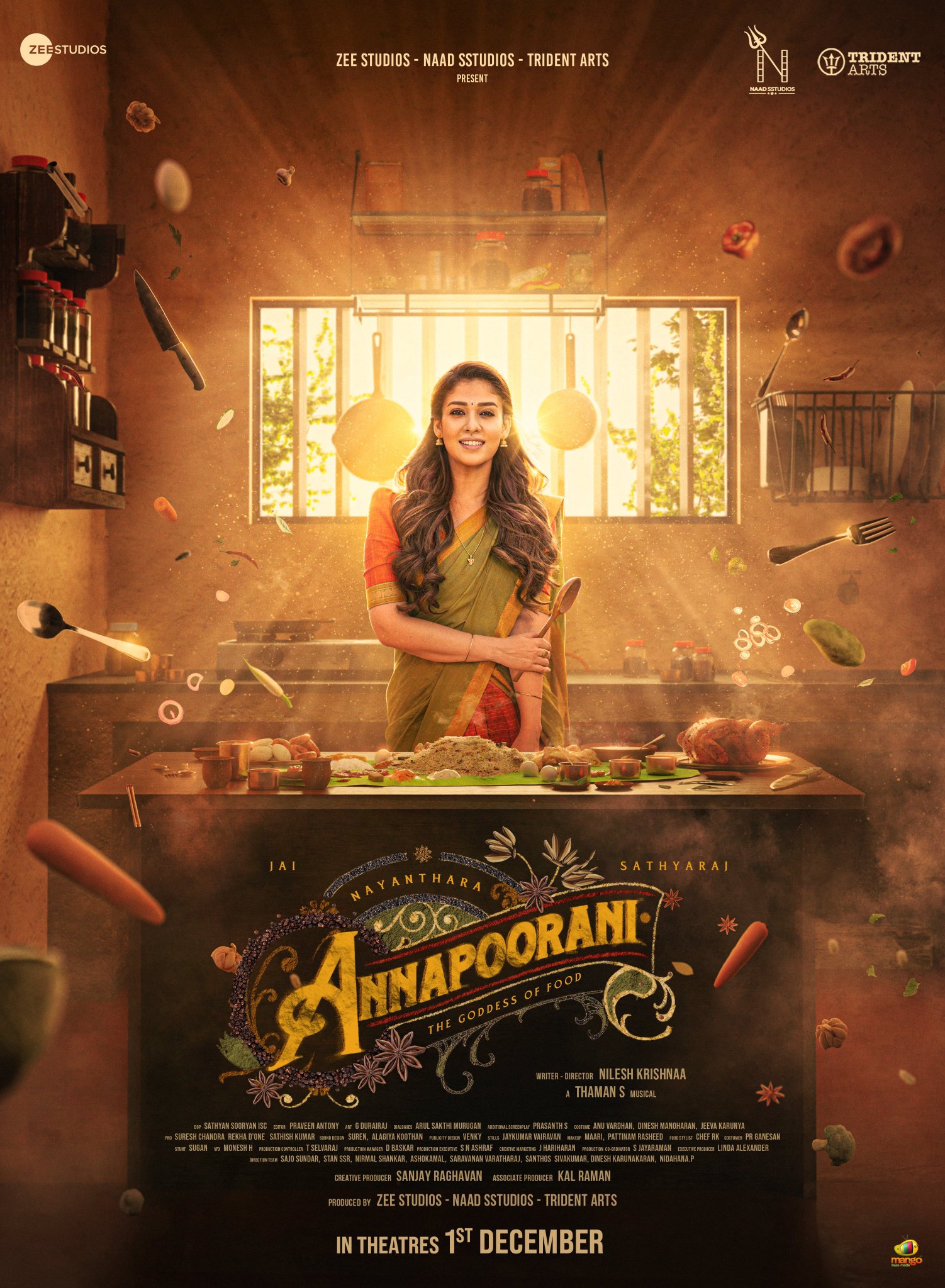 Annapoorani (2023) Hindi Dubbed 720P Nf Webrip X264 Aac 5 1 Esub - Downloadhub