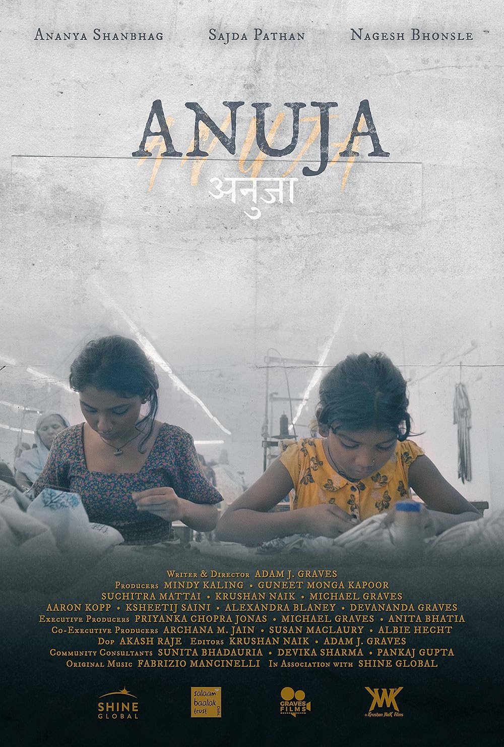 Anuja (2024) 720P Nf-Web X264 Msubs [Dual Audio][Hindi 5 1 English 5 1] -Mkvc
