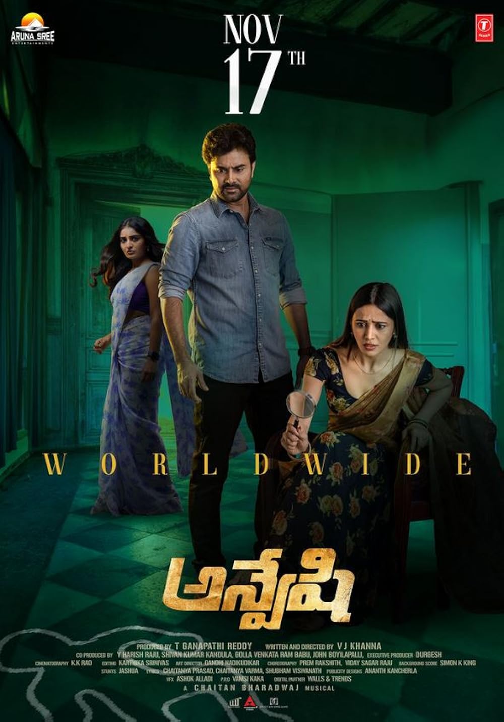 Anveshi (2023) Uncut 720P Webrip X264 Esub [Dual Audio][Hindi 2 0 Telugu 2 0] -Dmv