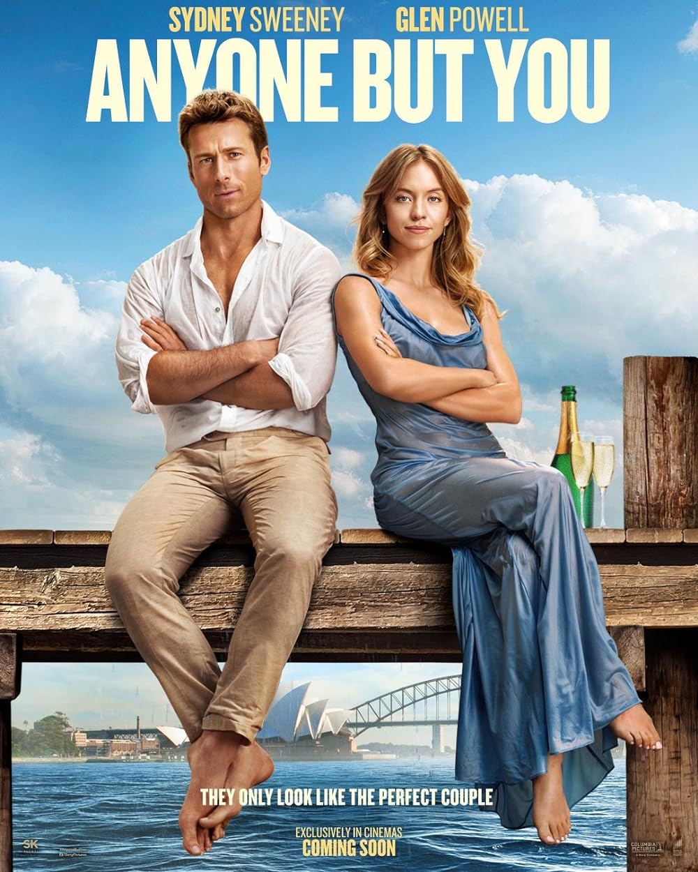 Anyone But You (2023) 1080P Bluray X265 Hevc Msubs [Dual Audio][Hindi 5 1 English 5 1] -Mkvc
