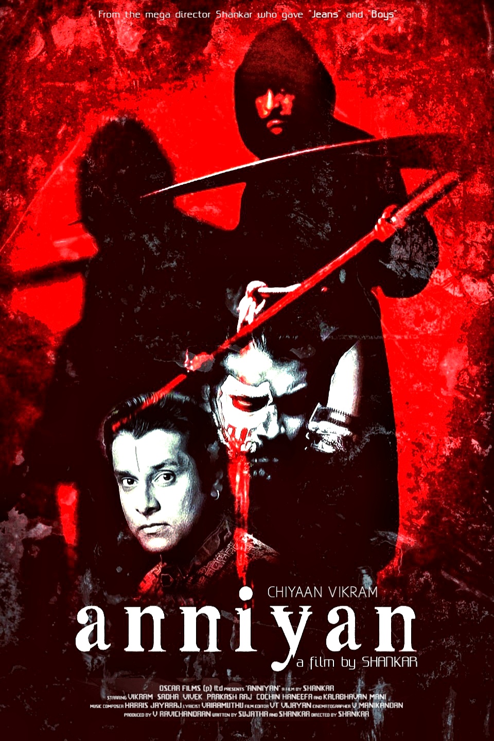 Aparichit (Anniyan) (2005) Uncut 1080P Webrip X264 Esub [Dual Audio][Hindi 2 0 Tamil 2 0] -Dmv