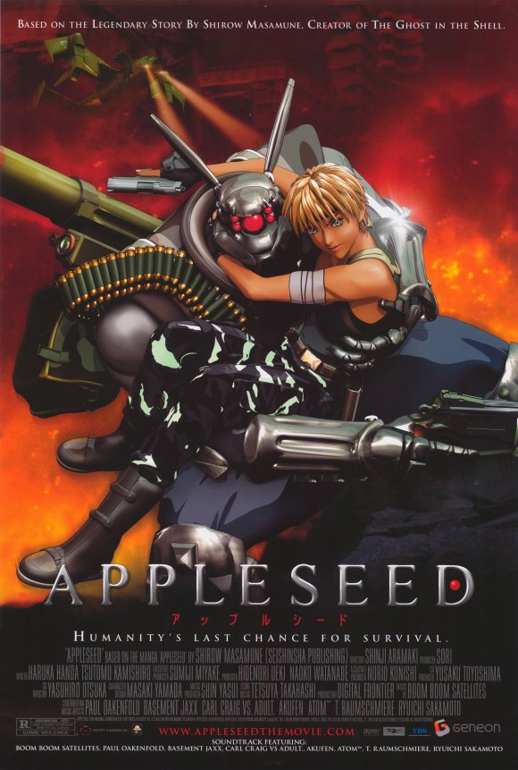 Appleseed (2004) [Dual Audio][720P Bluray X264 Ac3 5 1 Esub]
