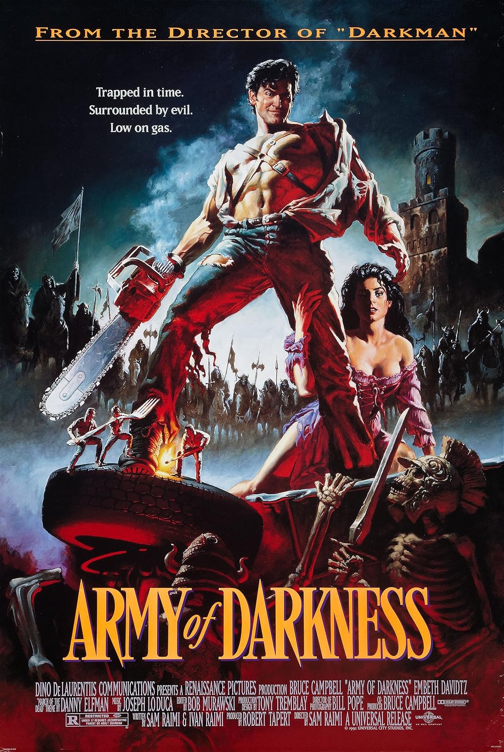 Army Of Darkness (1992) Dc 1080P Bluray X265 Hevc Msubs [Dual Audio][Hindi 2 0 English 5 1] -Olam