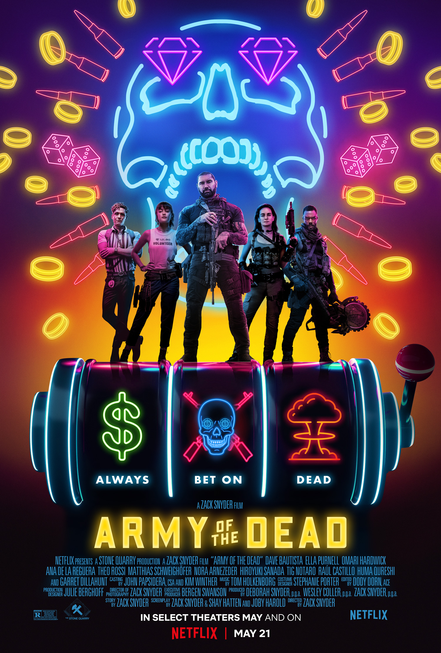 Army Of The Dead (2021) 720P Nf-Web X264 Msubs [Dual Audio][Hindi 5 1 English 5 1] -Mkvc