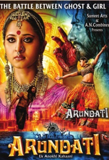 Arundhati (2009) Uncut 1080P Bluray X264 Esub [Dual Audio][Hindi 2 0 Telugu 5 1] -Dmv