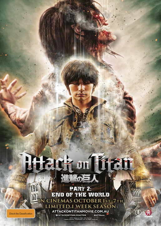 Attack On Titan Part 2 (2015) 1080P Bluray X265 Hevc Esub [Dual Audio][Hindi 5 1 Japanese 5 1] -Mkvc