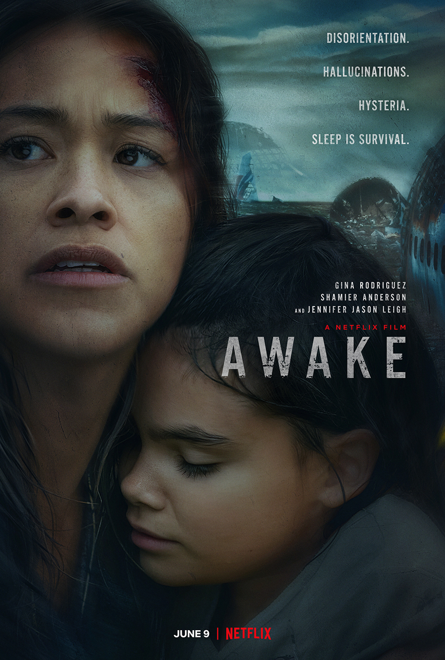 Awake (2021) 720P Nf-Web X264 Msubs [Dual Audio][Hindi 5 1 English 5 1] -Mkvc