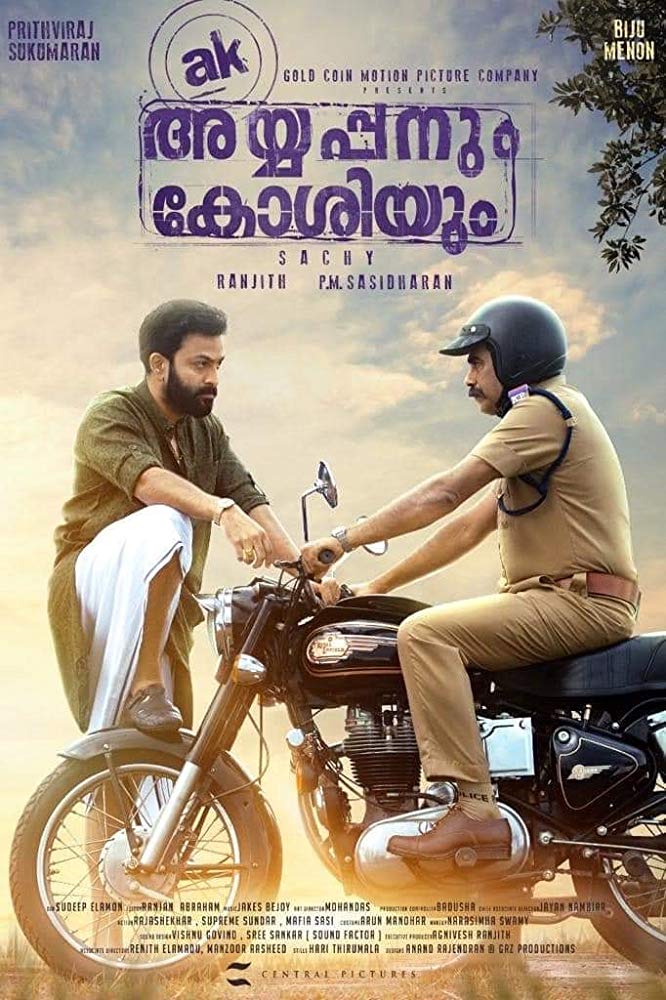 Ayyappanum Koshiyum (2020) Malayalam 720P Hdrip X264 Dd5 1 Esub -1Tmv