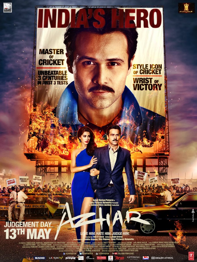Azhar (2016) Hindi 1080P Bluray X264 Dd5 1 Esub - Mkvcinemas