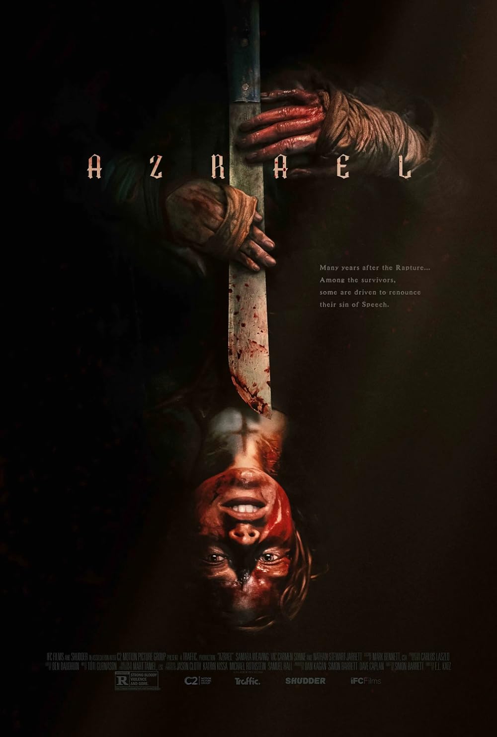 Azrael (2024) 1080P Bluray X265 Hevc Esub [Dual Audio][Hindi 5 1 English 5 1] -Mkvc