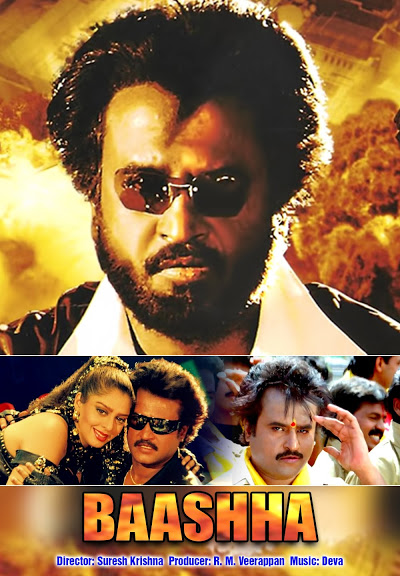 Baasha (1995) 720P Uncut Hdrip X264 Eng Subs [Dual Audio] [Hindi 2 0 - Tamil 5 1]