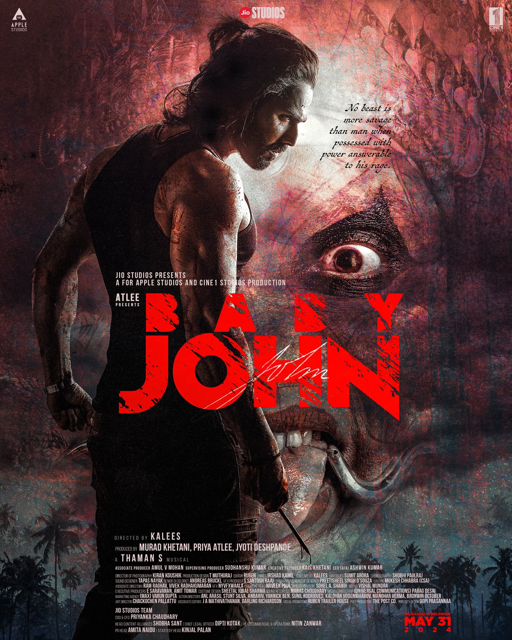 Baby John (2024) Hindi 1080P Nf Webrip X265 Hevc 10Bit Dd 5 1 Msubs - Mkvcinemas