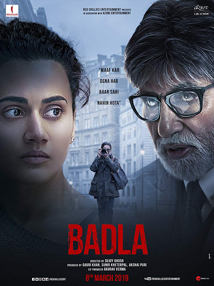 Badla (2019) Hindi 1080P Webrip X264 Dd5 1 Msubs - Mkvcinemas
