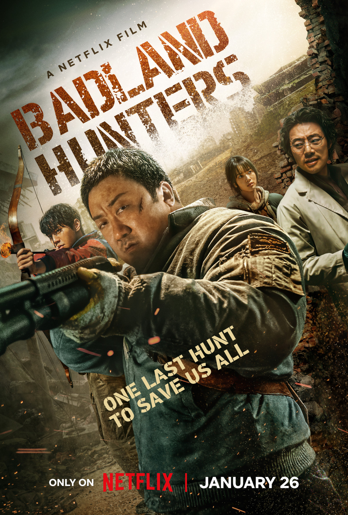 Badland Hunters (2024) 1080P Nf-Web X264 Msubs [Multi Audio][Hindi 5 1 English 5 1 Korean 5 1] -Msmod
