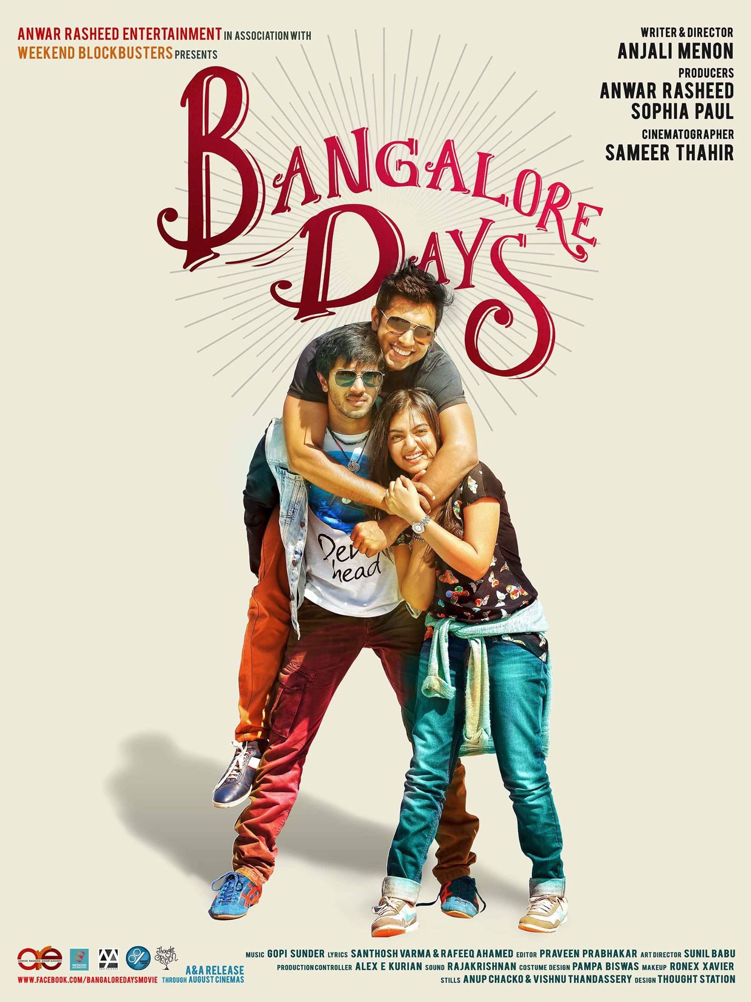 Bangalore Days (2014) Malayalam 1080P Bluray X265 Hevc 10Bit Esub -Mrboy